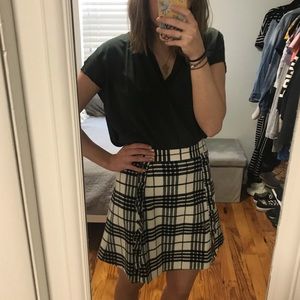 Loft Plaid Skirt